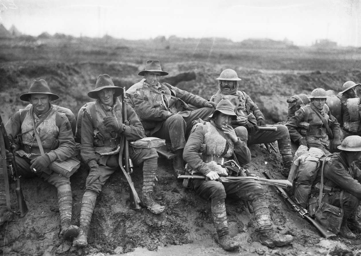Austrálie ve Velké válce. Neznámí muži 5. divize, 1916. od Unbekannt
