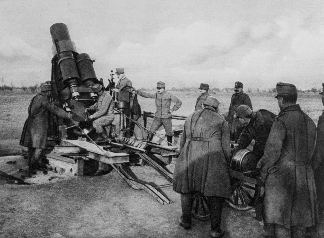 Rakouský minomet, první světová válka, 1915 od Unbekannt