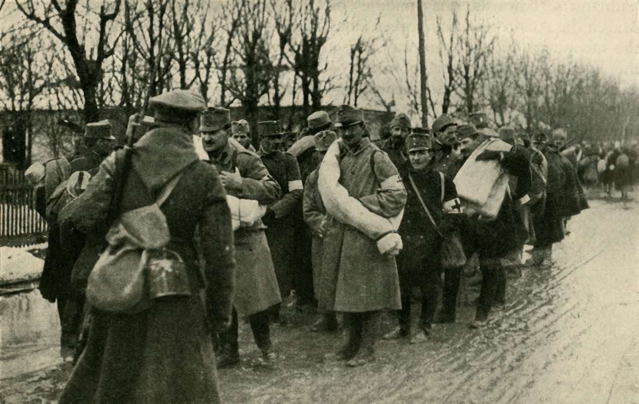 Rakouští zajatci, Przemysl, březen 1915, c1920. od Unbekannt