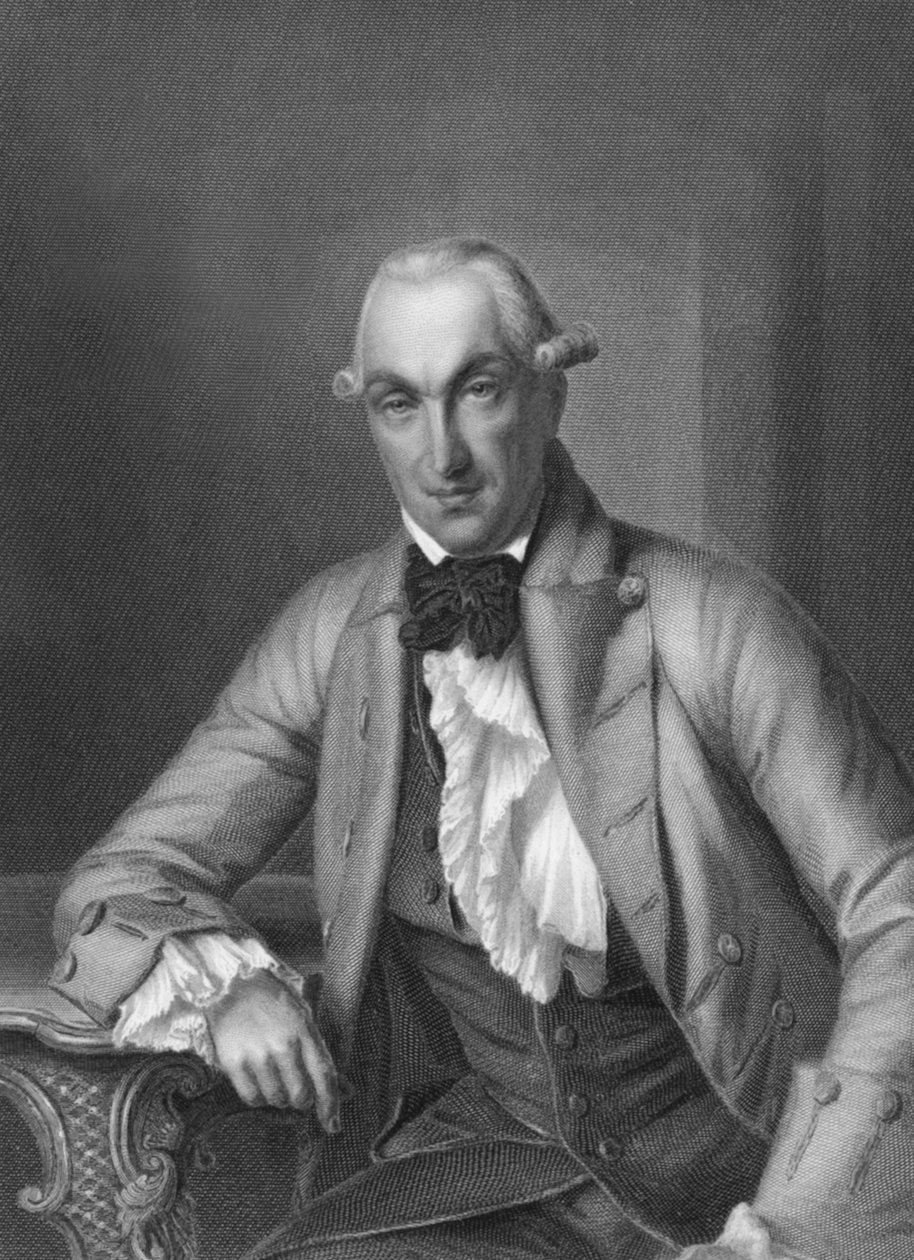 Autor Johann Heinrich Merck, Německo, kolem roku 1780 (č/b foto) od Unbekannt