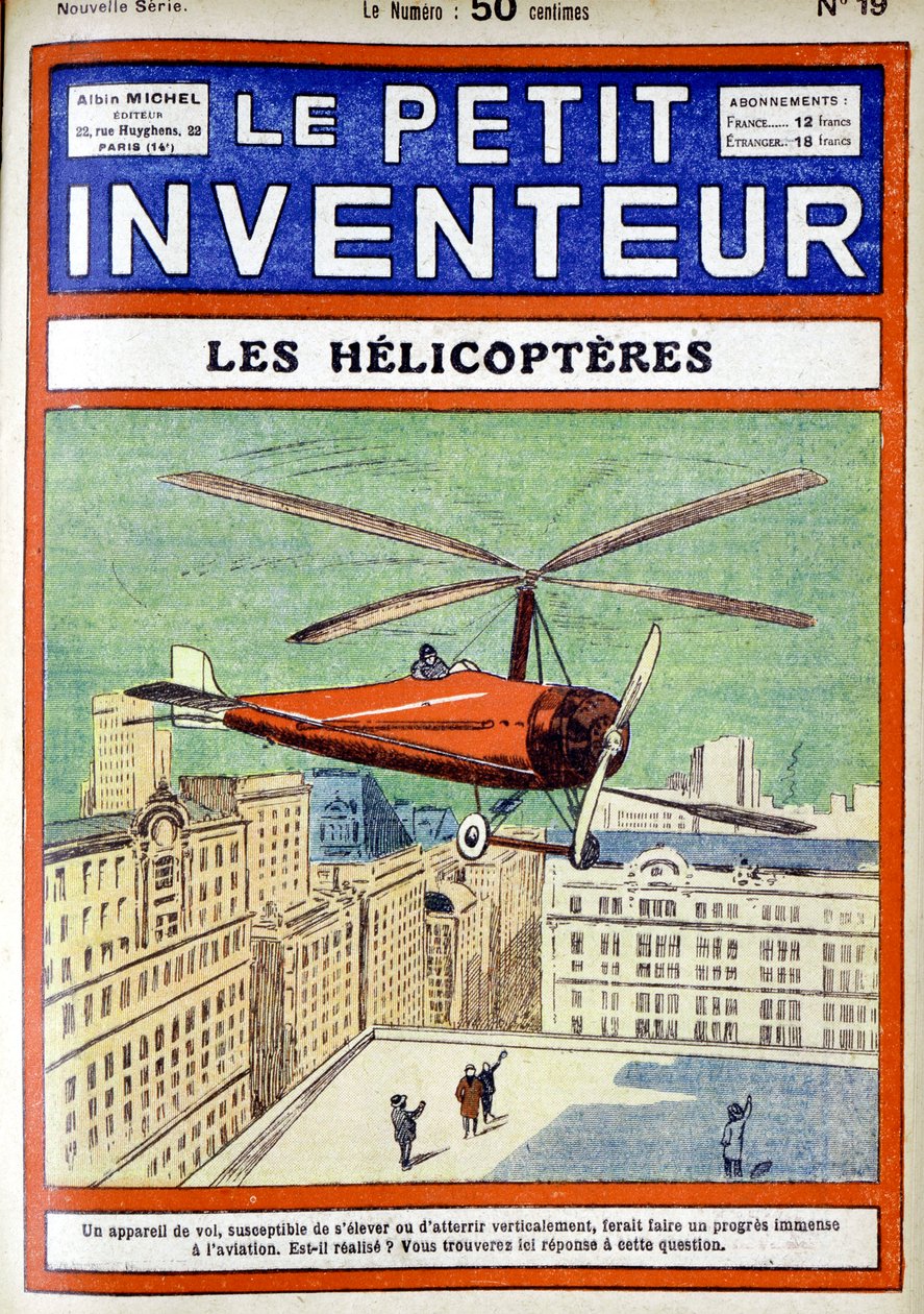 Autogyro, navržený španělským inženýrem Juan de la Cierva, 1928 od Unbekannt