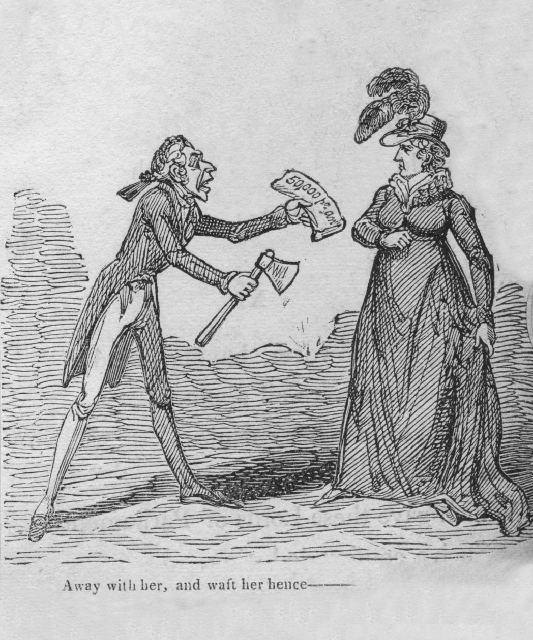 Pryč s ní a zaváň ji odtud ---, c1820. od Unbekannt