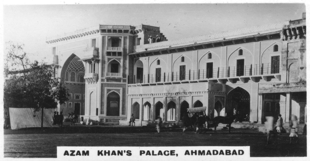 Palác Azam Khans, Ahmedabad, Indie, c1925 od Unbekannt