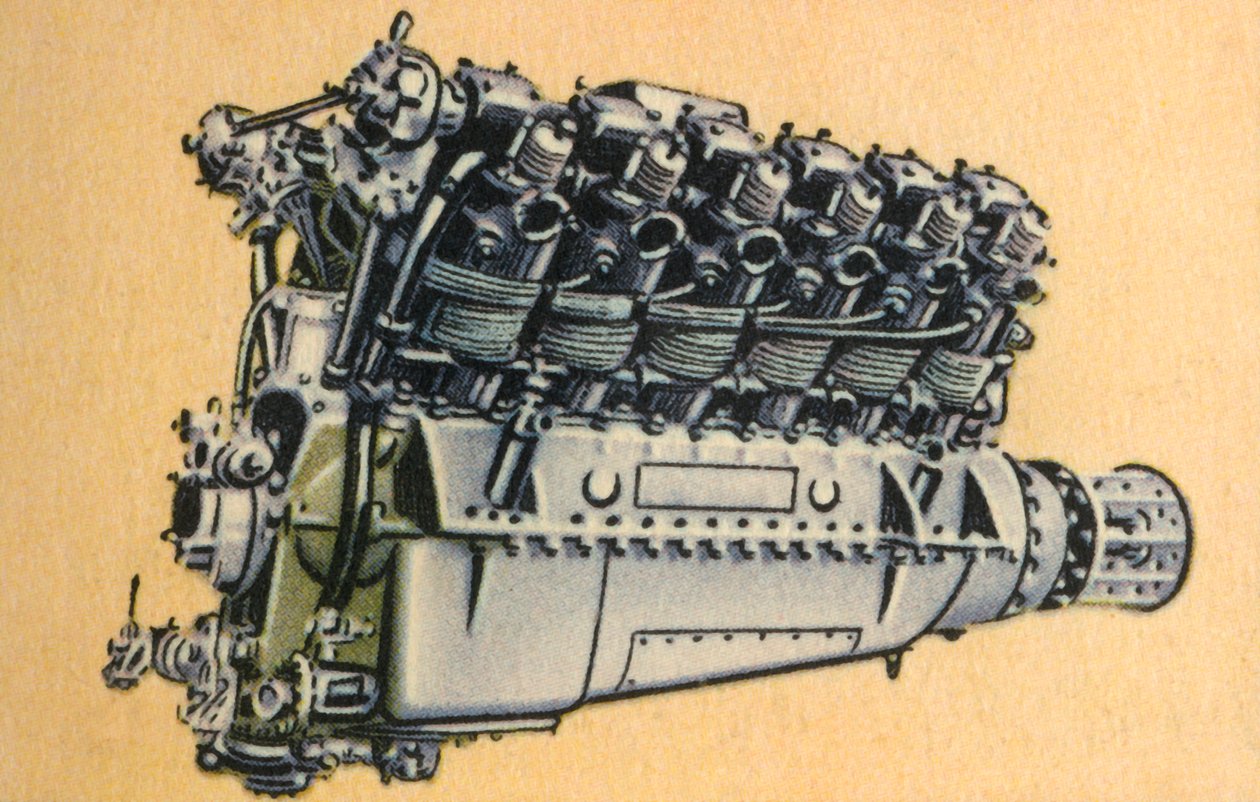 Letecký motor BMW VIIa, 20. léta, 1932. od Unbekannt