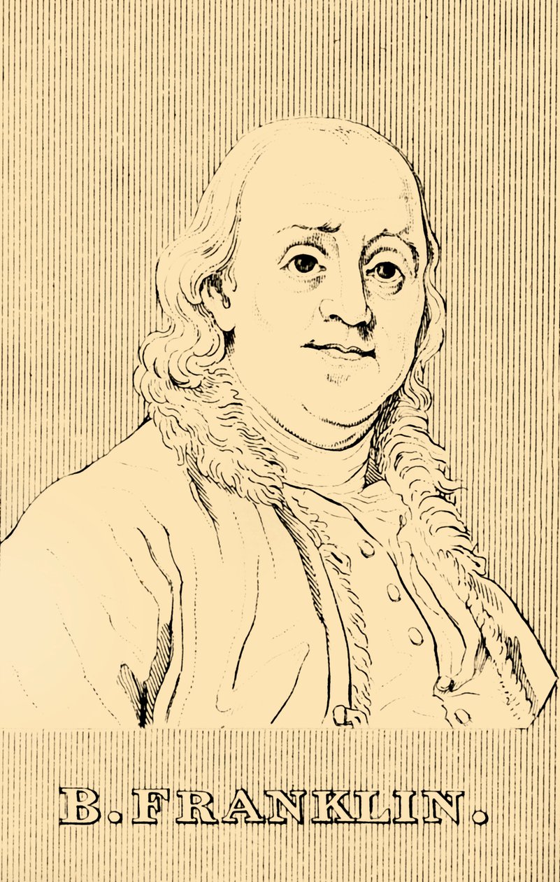 B. Franklin, 1706-1790, 1830. od Unbekannt