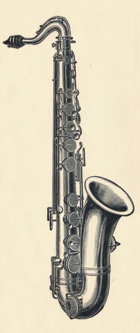 B tenor saxofon, 1895. od Unbekannt