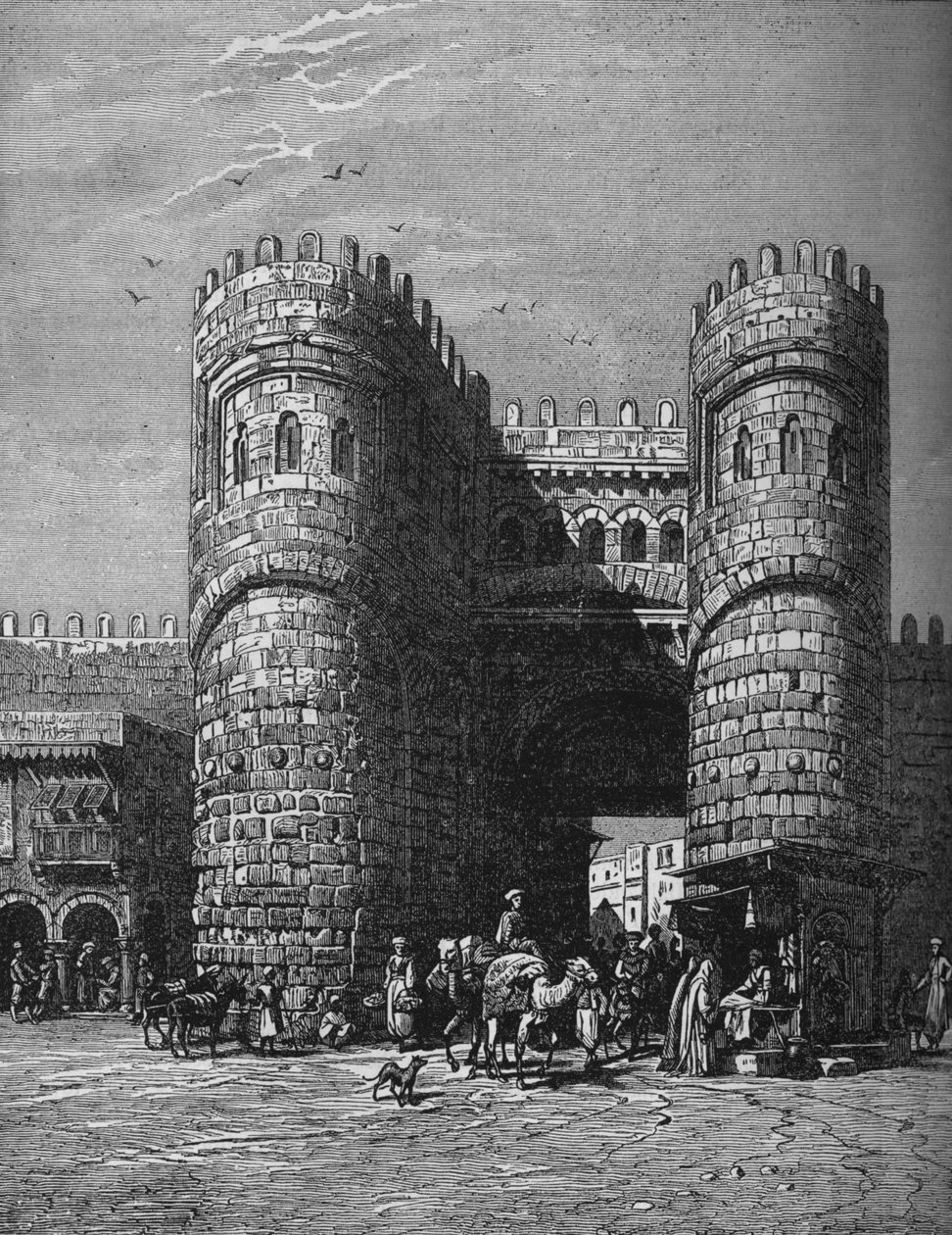 Bab-El-Footoh, Jedna z bran Káhiry, 1878, c1882 od Unbekannt