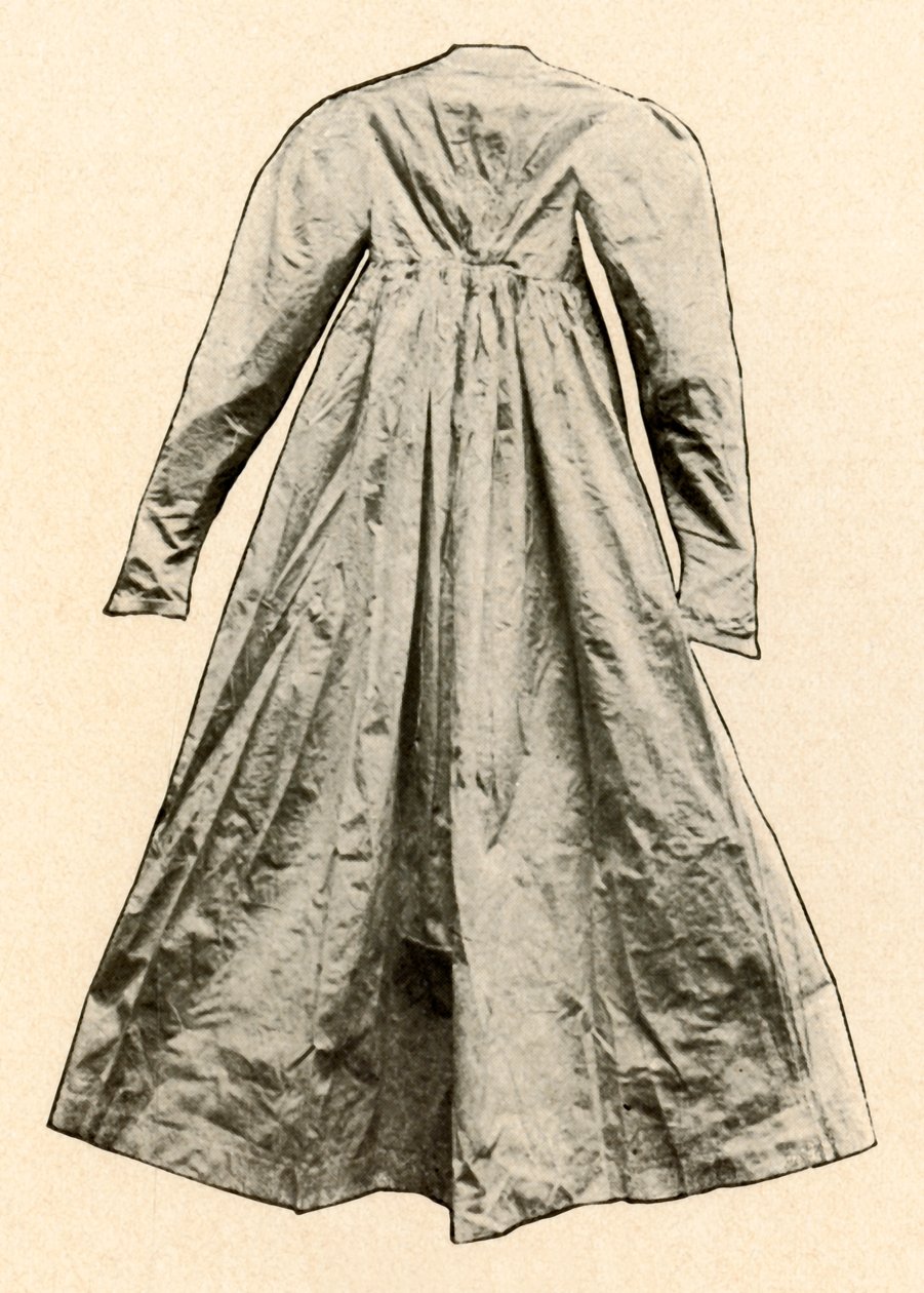 Pohled zezadu na létající Josie, nošenou v Pensylvánii, konec 18. století, 1937., od Unbekannt