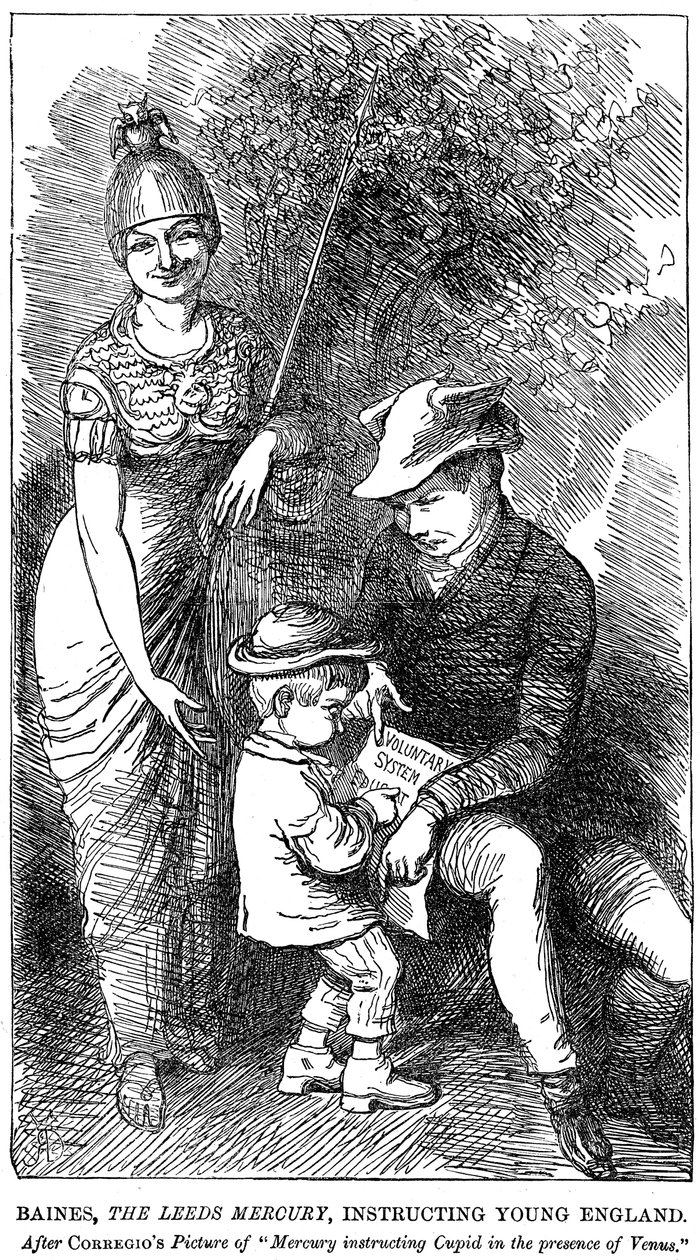 Baines, The Leeds Mercury, Instructing Young England, 1847 od Unbekannt