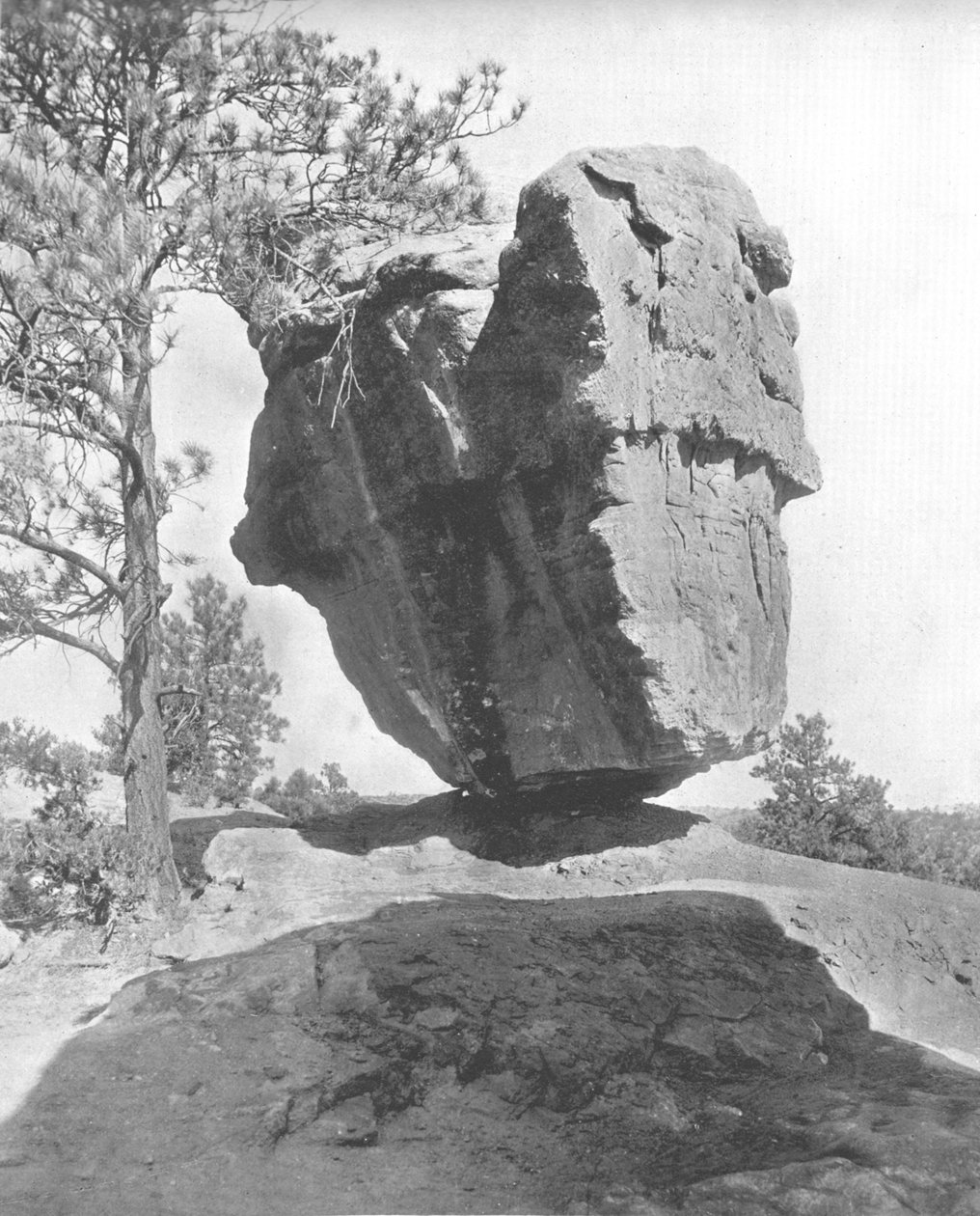 Balanced Rock, Garden of the Gods, Colorado, USA, c1900. od Unbekannt