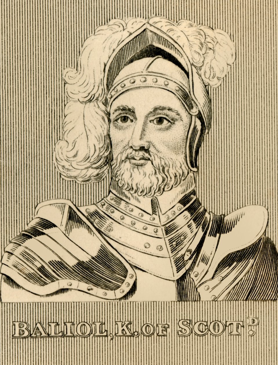 Baliol, K. of Scotland, c1249-1314, 1830. od Unbekannt