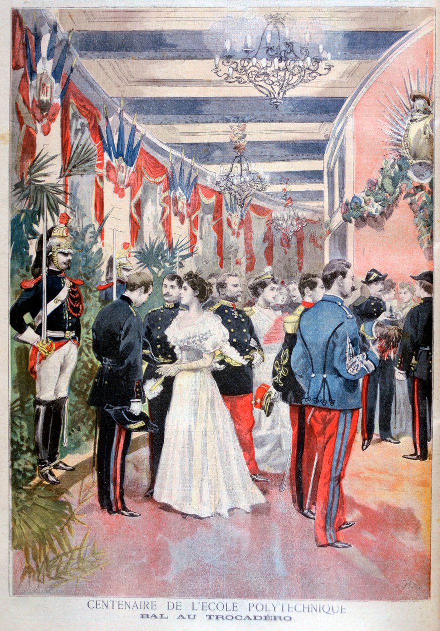 Ples oslavující století polytechnické školy, Trocadero, Paříž, 1894 od Unbekannt