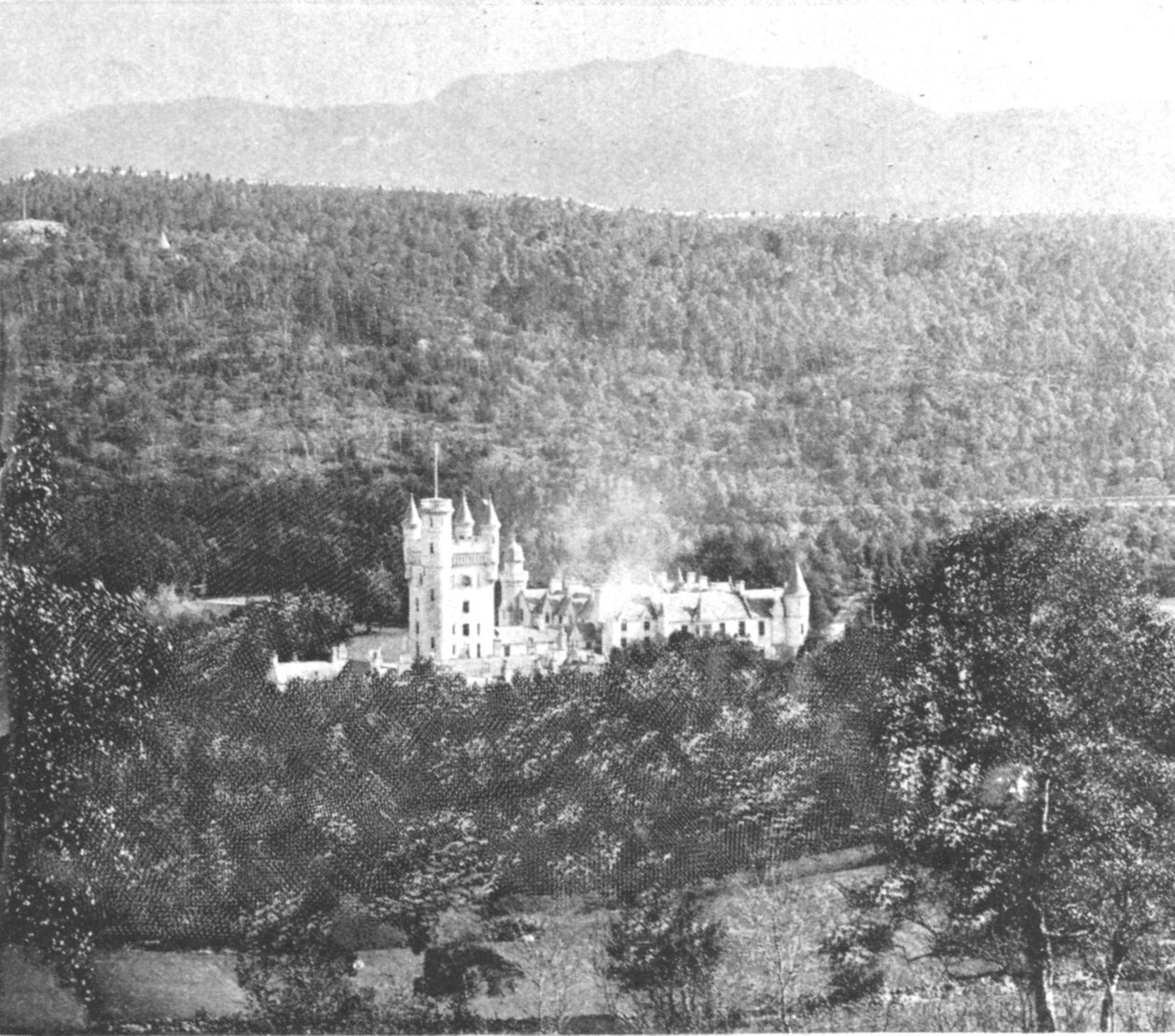 Zámek Balmoral v době Victorie, 1901. od Unbekannt