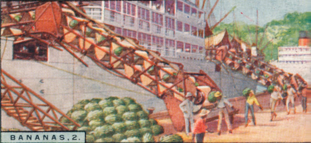 Banány 2. - Nakládání parníku, Kostarika, 1928 od Unbekannt