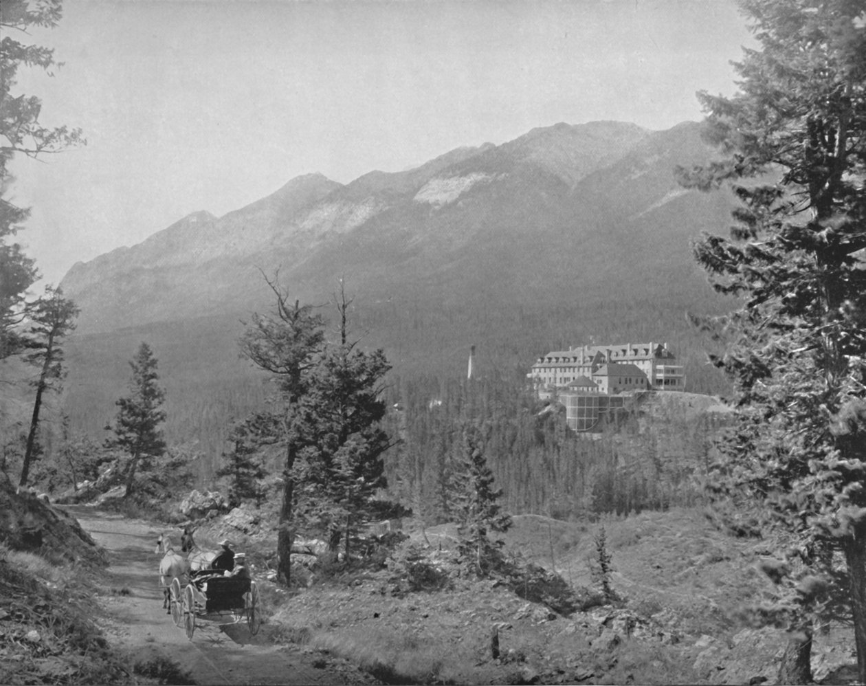 Hotel Banff, 19. století od Unbekannt