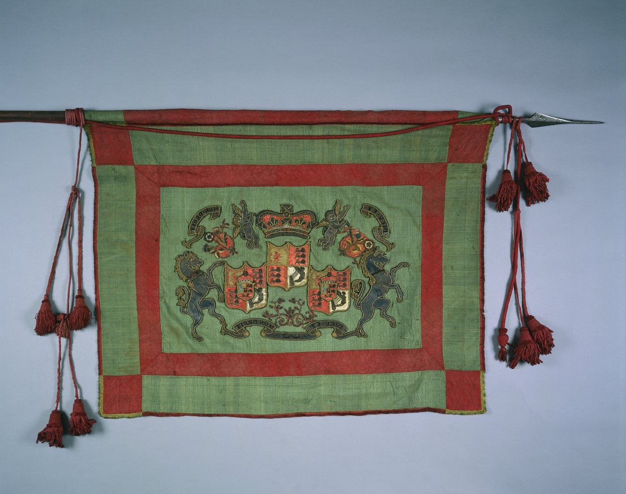 Banner s královským erbem Velké Británie, 18. století. od Unbekannt