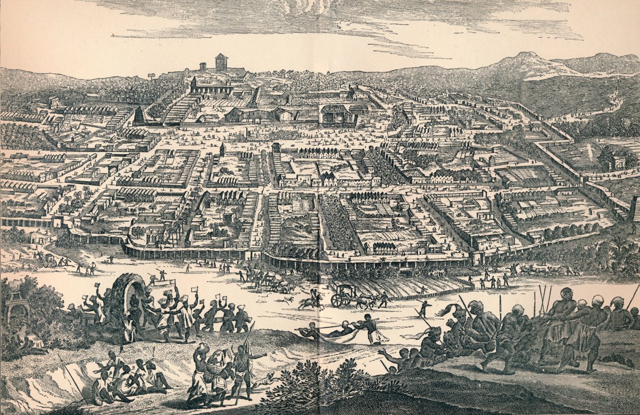 Banza Lovangri, hlavní město bývalého království Lovango, c1670, 1903 od Unbekannt