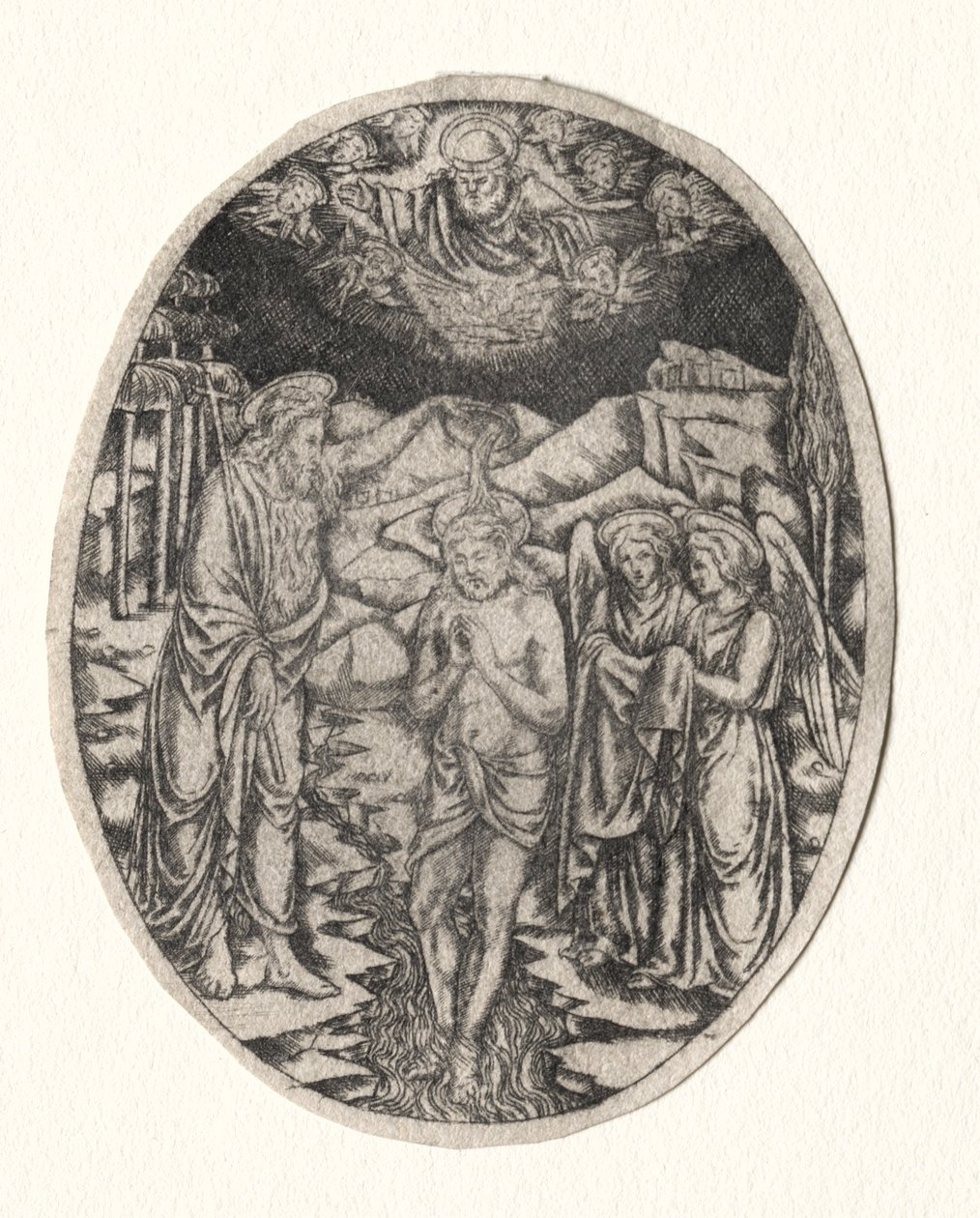 Křest Krista, 1400s. od Unbekannt
