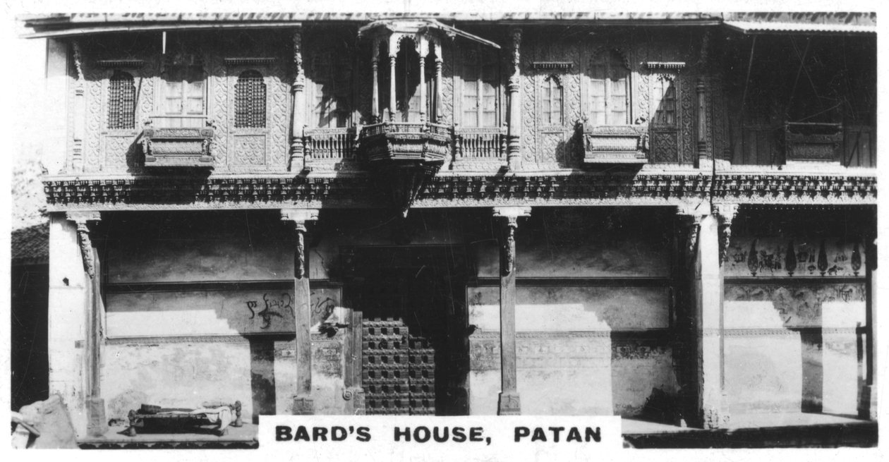 Bardův dům, Patan, Indie, c1925 od Unbekannt