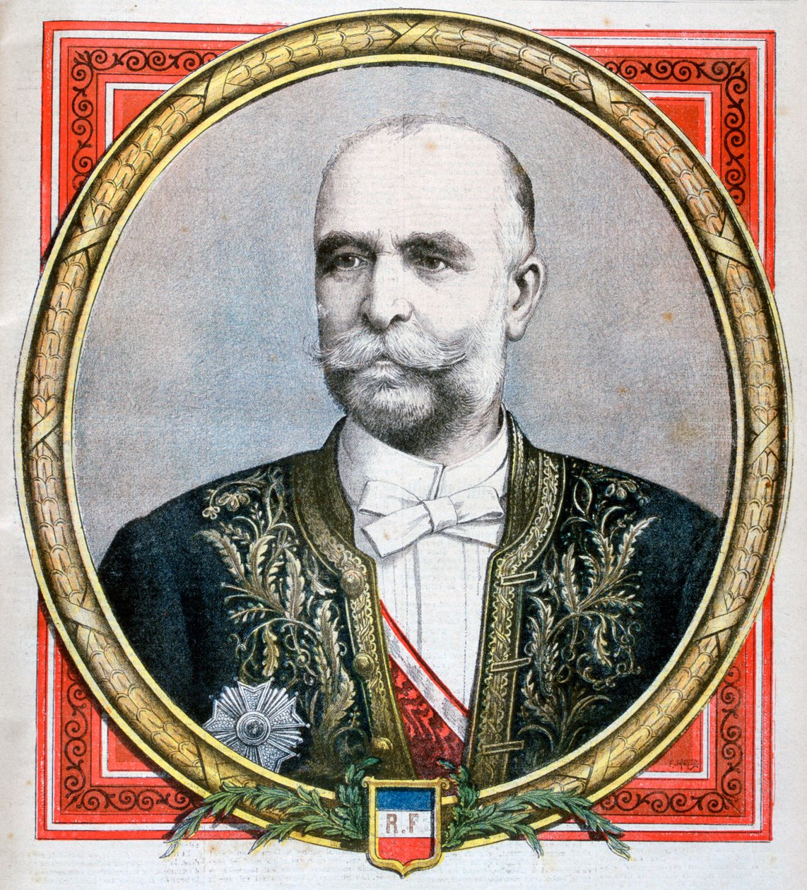 Baron de Courcel, francouzský velvyslanec v Londýně, 1894 od Unbekannt
