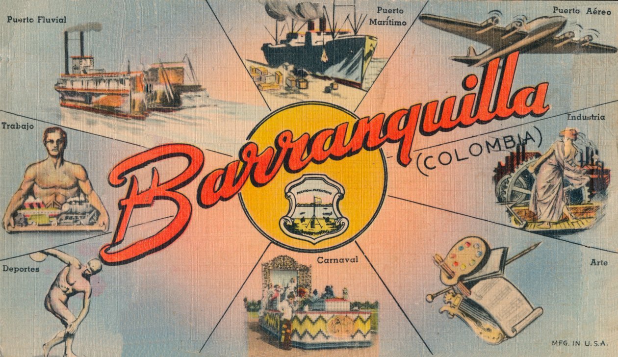 Barranquilla Kolumbie, c1940 od Unbekannt