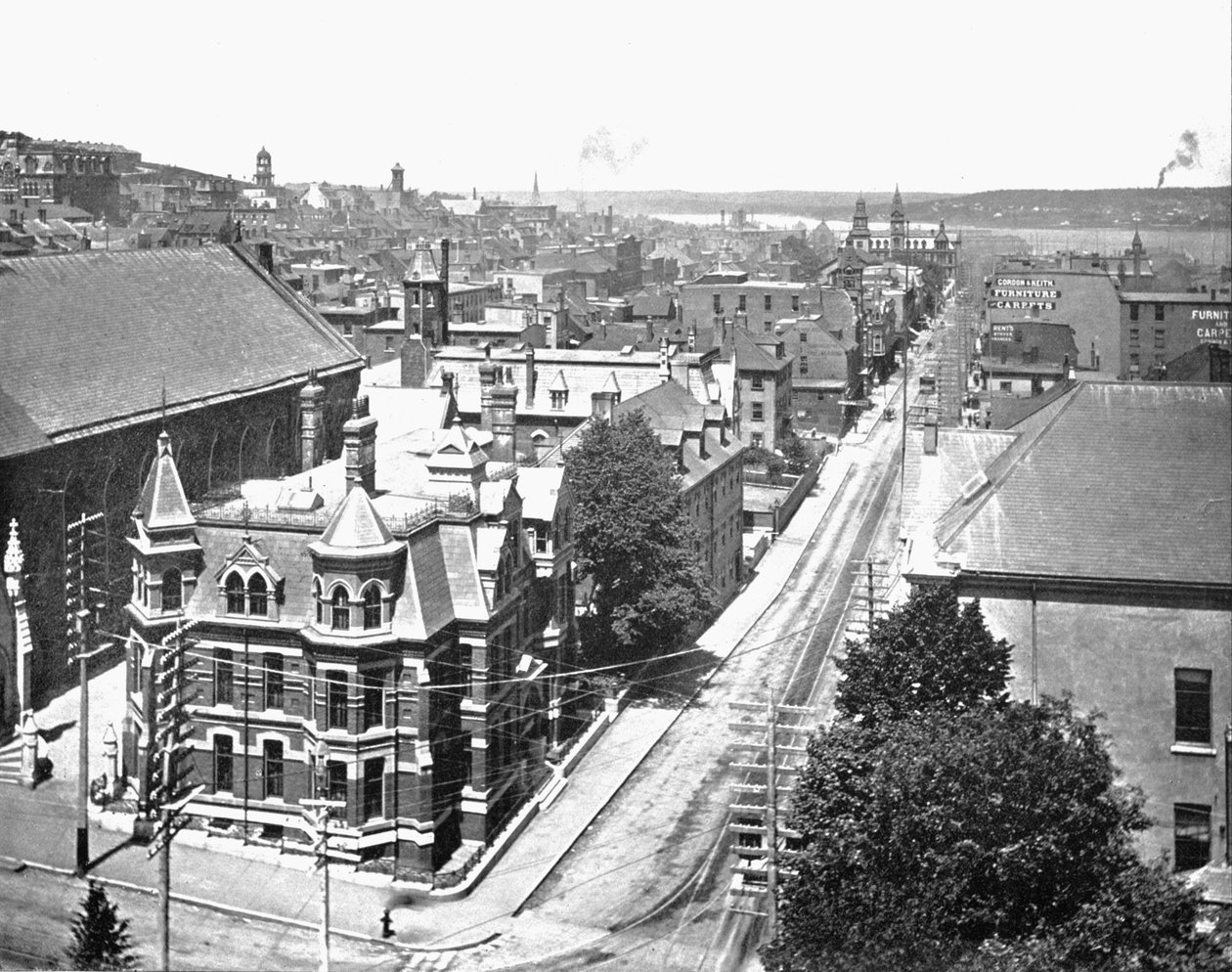 Barrington Street, Halifax, Nova Scotia, Kanada, c1900. od Unbekannt