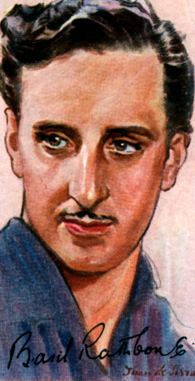 Basil Rathbone, 1892-1967, anglický herec, 20. století od Unbekannt