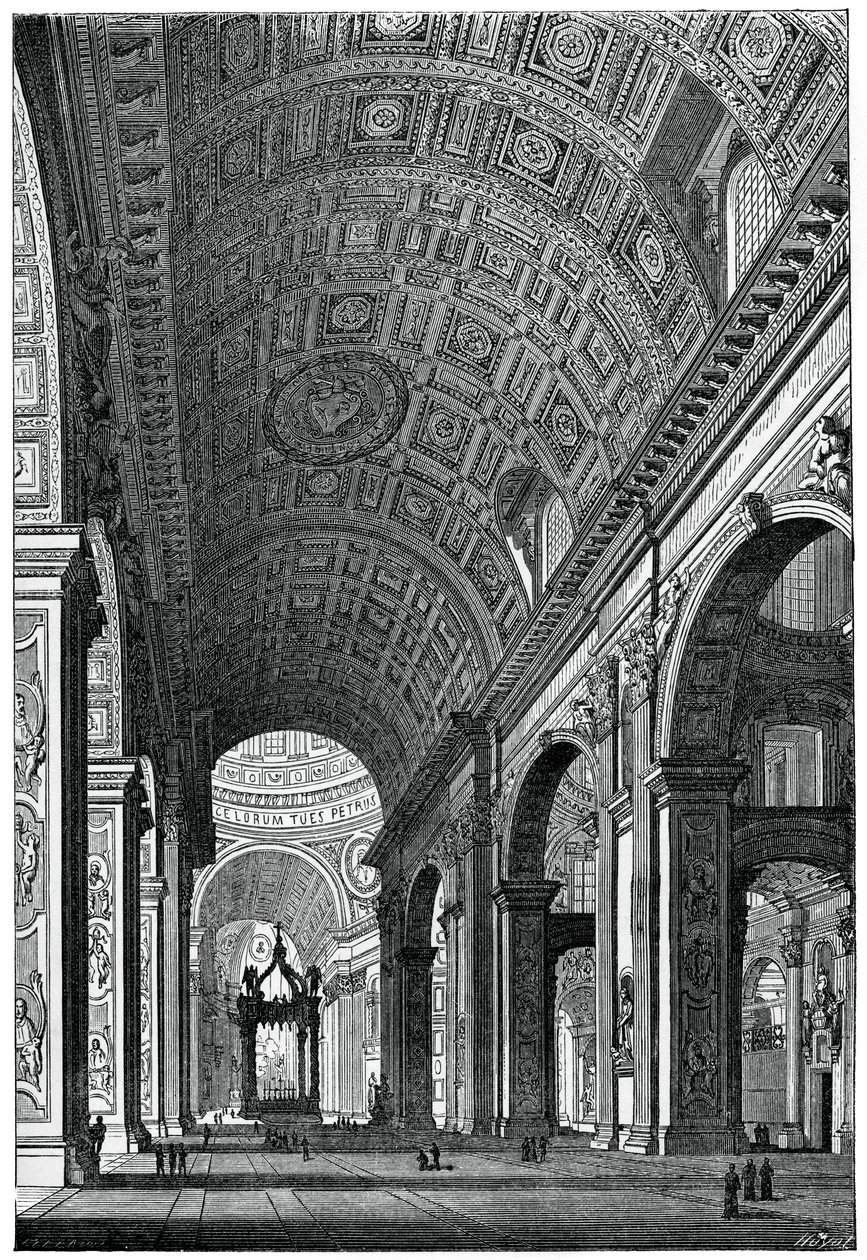 Bazilika svatého Petra, Řím, 1870 od Unbekannt