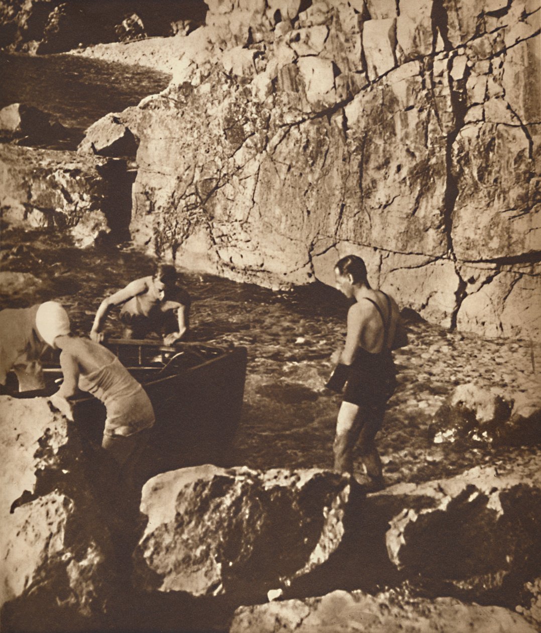 Koupání na Jadranu, 1937 od Unbekannt