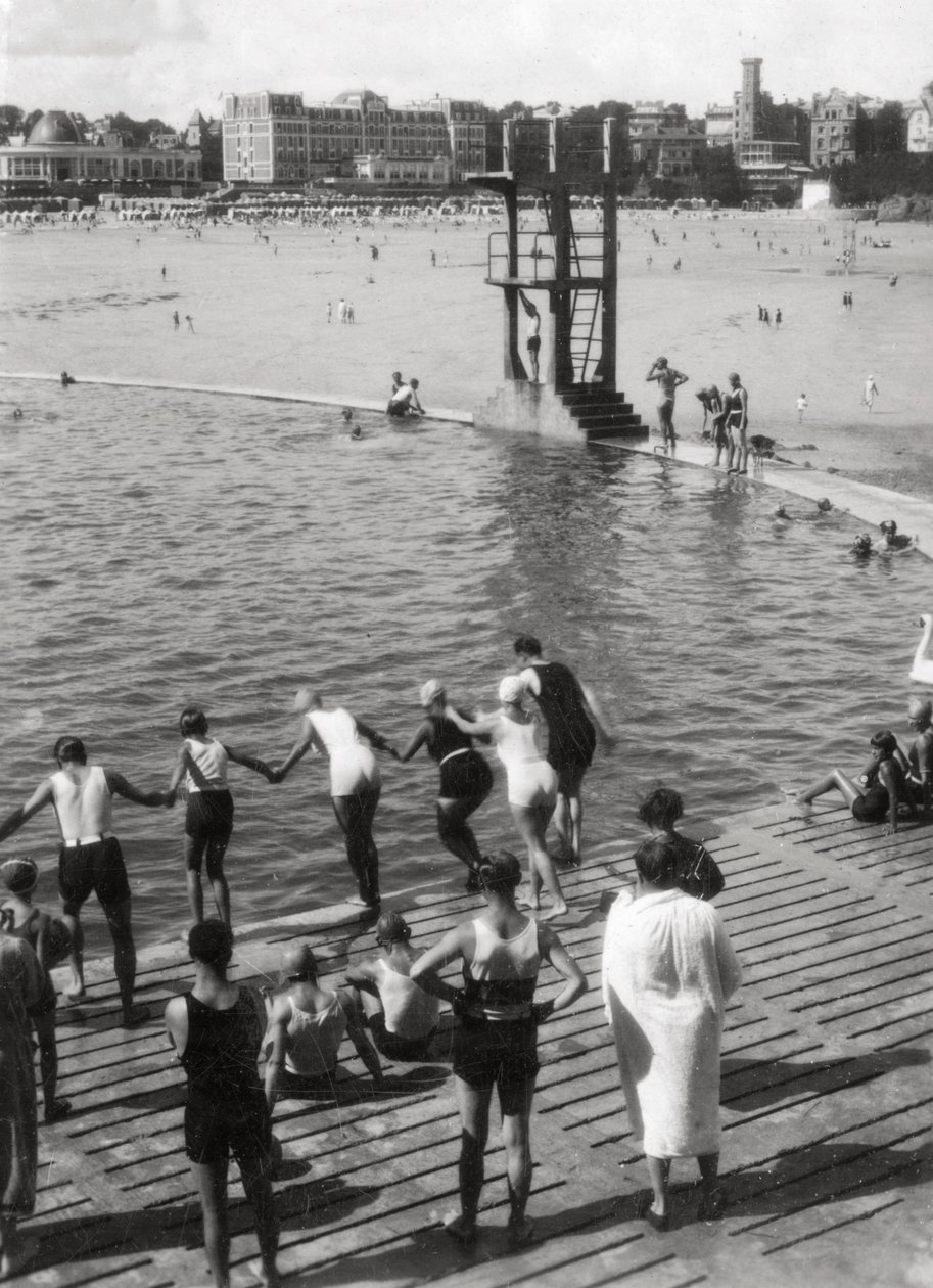 Koupaliště, Dinard, Bretaň, Francie, 20. století od Unbekannt