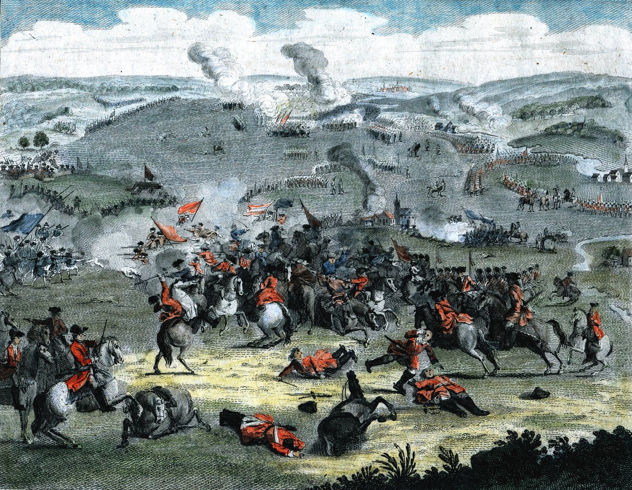 Bitva u Blenheimu v srpnu 1704 od Unbekannt
