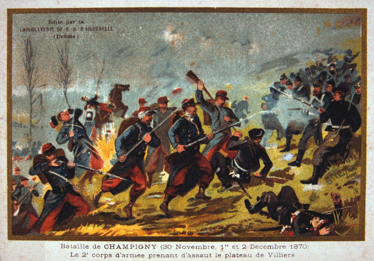 Bitva u Champigny, francouzsko-pruská válka, 30. listopadu – 2. prosince 1870 od Unbekannt