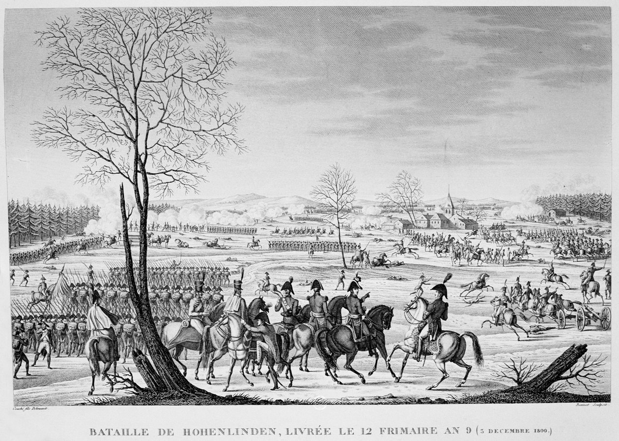 Bitva u Hohenlindenu, 3. prosince 1800 od Unbekannt