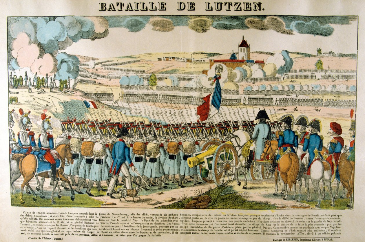Bitva u Lutzen, 2. května 1813 od Unbekannt