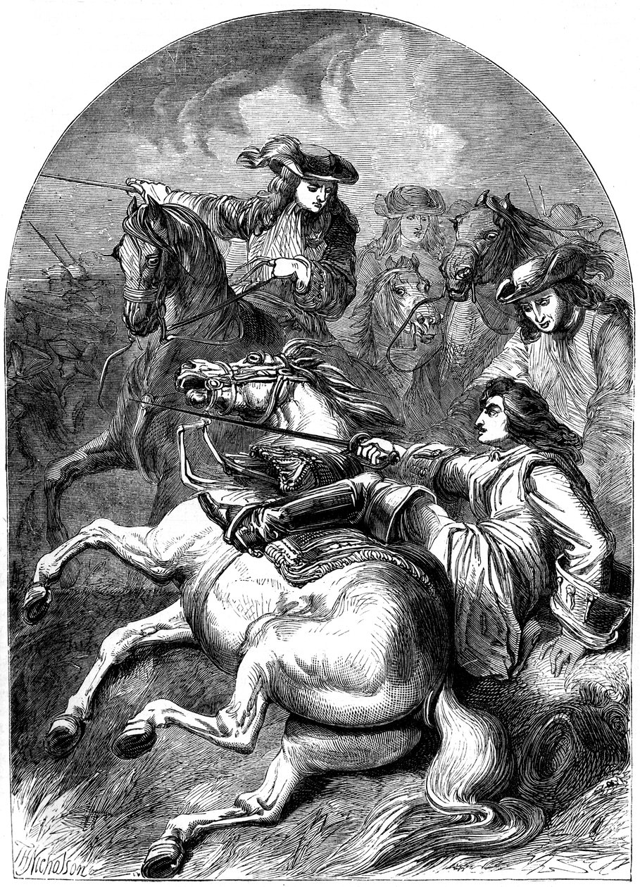 Bitva u Malplaquet, 1709, 19. století od Unbekannt