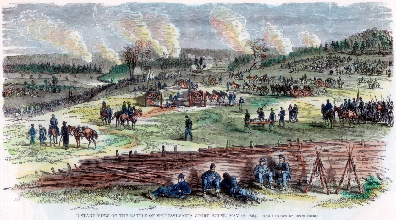 Battle of Spotsylvania Court House, Virginia, Americká občanská válka, 12. května 1864 od Unbekannt