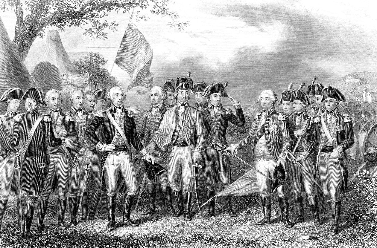 Bitva o Yorktown, Virginie, americká válka za nezávislost, 1781 od Unbekannt