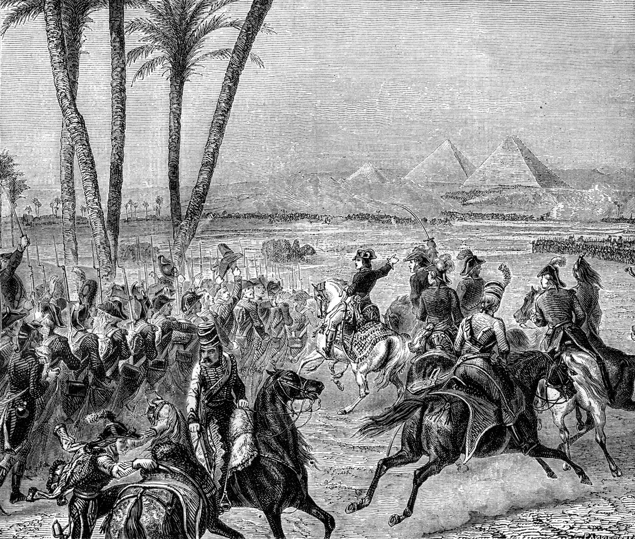 Bitva u pyramid, 21. července 1798 1882-1884 od Unbekannt