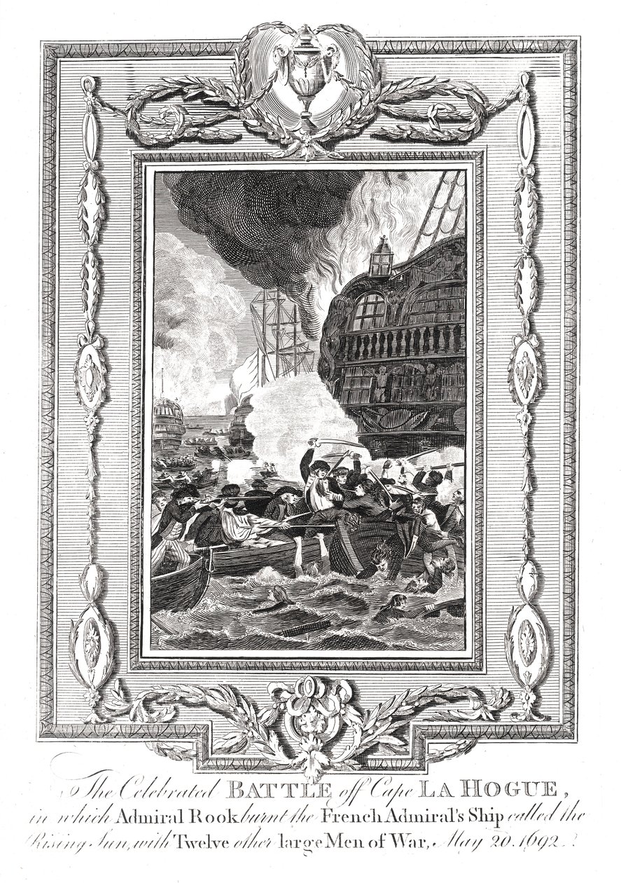 Bitva u Cape LaHogue, 1692 od Unbekannt