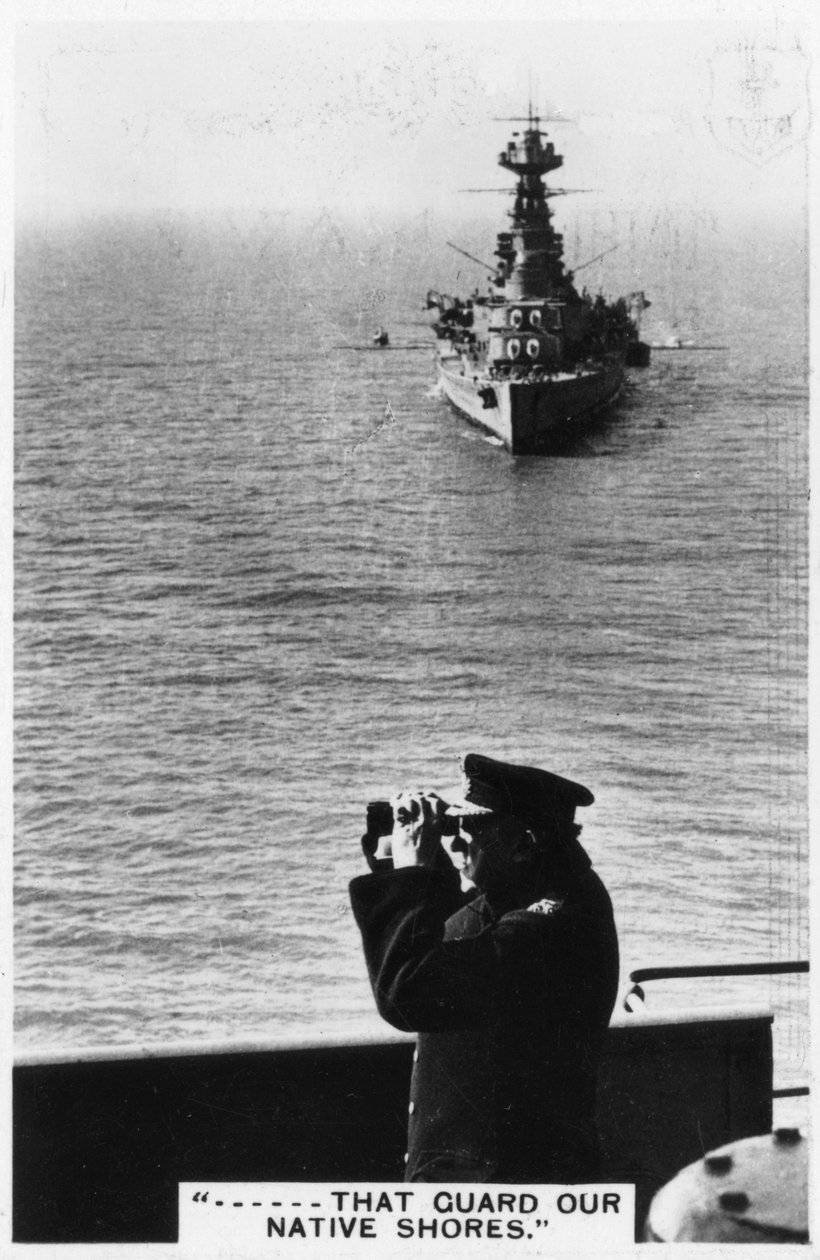 Battlecruiser HMS Hood během jarních cvičení, 1937 od Unbekannt