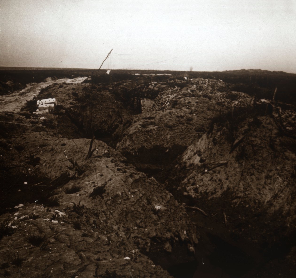 Battlefield, Craonne, severní Francie, c1914-c1918 od Unbekannt