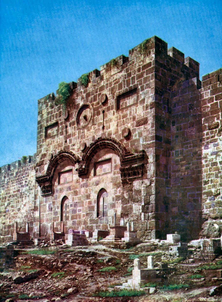 Cimbuří Temple Hill, Jeruzalém, Izrael, 1933-1934 od Unbekannt