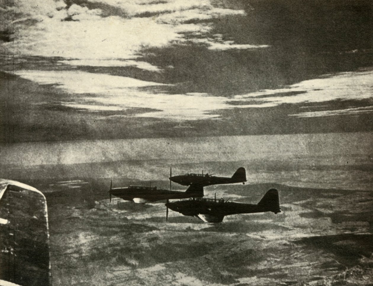Bitvy vracející se z nájezdu, 1939-1940, 1941. od Unbekannt