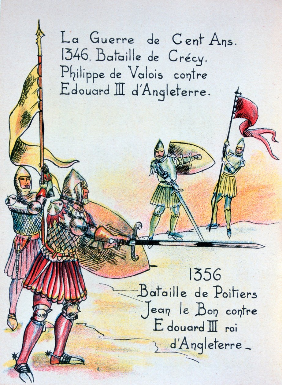 Battles of the The Hundred Years War, 20th century od Unbekannt