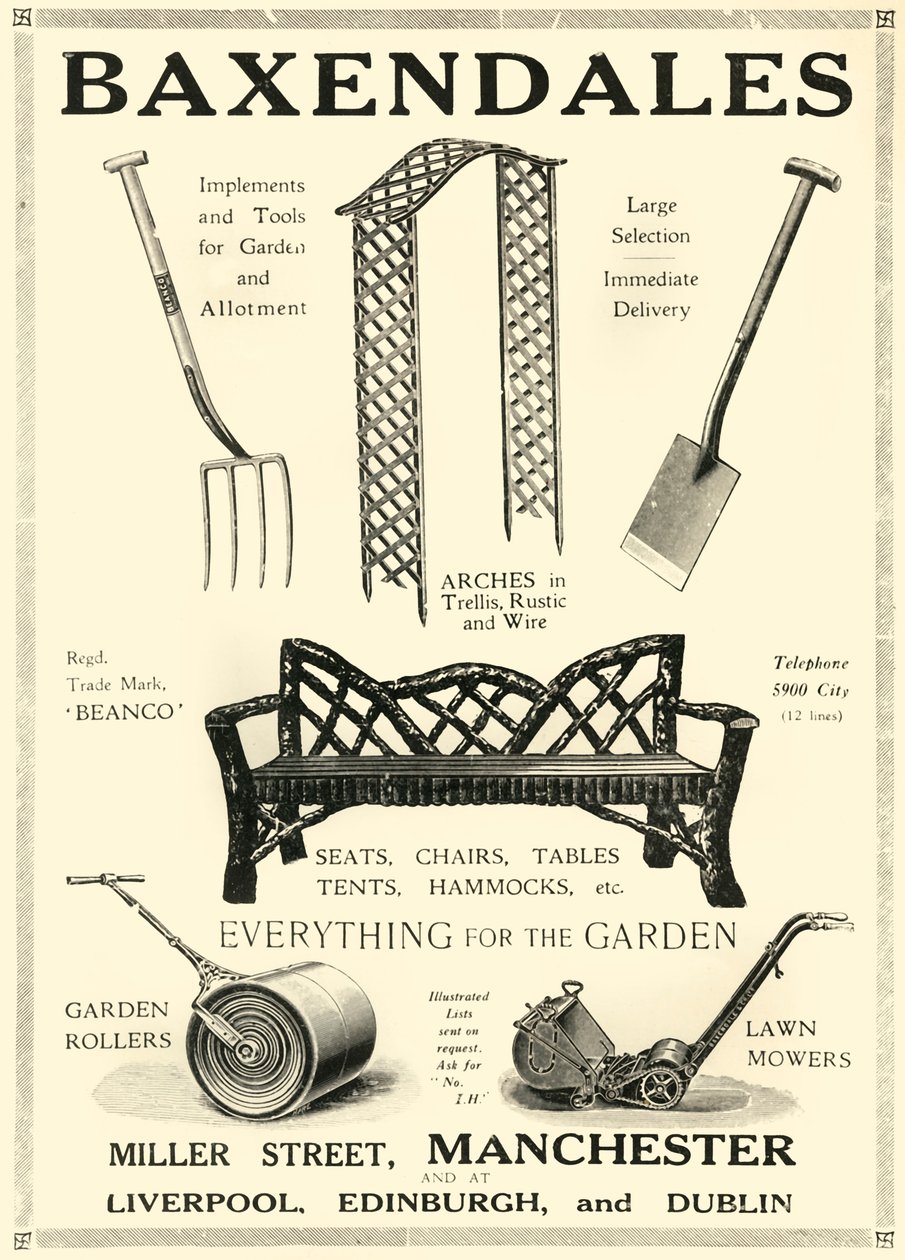 Baxendales, 1920. od Unbekannt