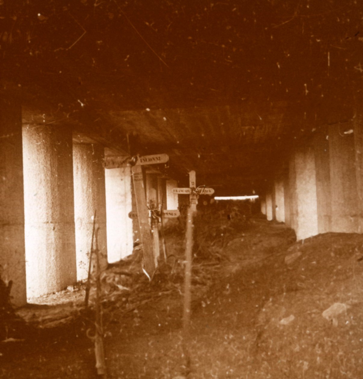 Bajonetový příkop, Verdun, severní Francie, c1916-c1918. od Unbekannt