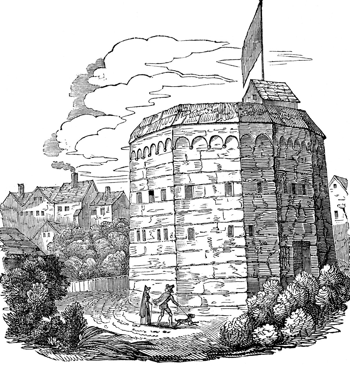 Bear Garden, Southwark, Londýn, 1574 od Unbekannt