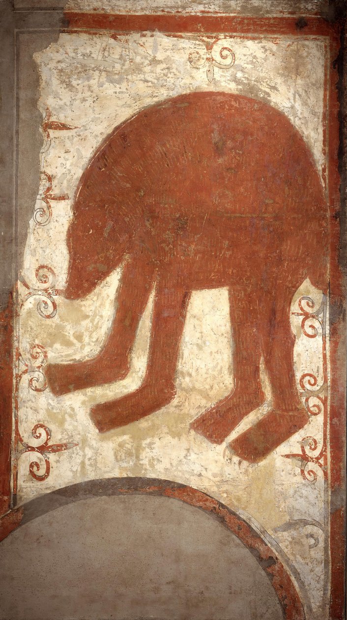 Medvěd, první polovina 12. století možná 1129-34. od Unbekannt