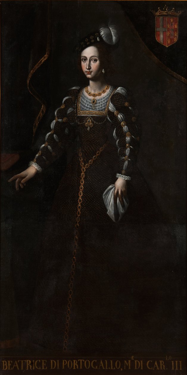Beatrice Portugalská 1504-1538, vévodkyně Savojská od Unbekannt