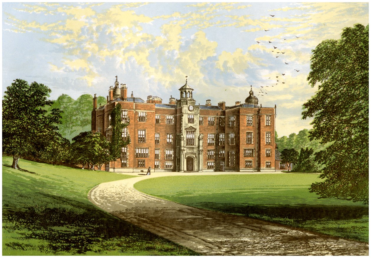 Beaudesert, Staffordshire, domov markýze z Anglesey, c1880 od Unbekannt